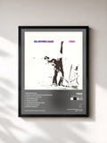 #noir Tableau de l'album Heartbreaker de Free, cadre noir, imprimé et encadré en France