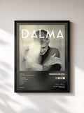 #noir Tableau de l'album Dalma de Sergio Dalma, cadre noir, imprimé et encadré en France