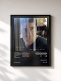 #noir Tableau de l'album Des souvenirs devant... de Patrick Bruel, cadre noir, imprimé et encadré en France