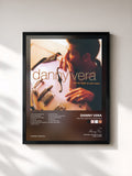 #noir Tableau de l'album For The Light In Your Eyes de Danny Vera, cadre noir, imprimé et encadré en France