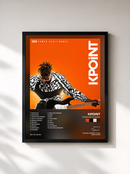 Kpoint · Temps additionnel — Affiche encadrée
