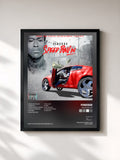 #noir Tableau de l'album Speed Ballin de Finesse, cadre noir, imprimé et encadré en France