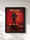 #noir Tableau de l'album Tom Jones Sings She's A Lady de Tom Jones, cadre noir, imprimé et encadré en France