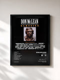 #noir Tableau de l'album Classics de Don McLean, cadre noir, imprimé et encadré en France