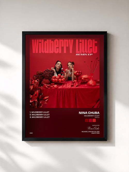 Nina Chuba · Wildberry Lillet (Remix EP) — Affiche encadrée