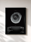 #noir Tableau de l'album Alternate Forms de Son Lux, cadre noir, imprimé et encadré en France