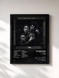 #noir Tableau de l'album Nuovo Impero de THE RRR MOB, cadre noir, imprimé et encadré en France
