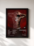 #noir Tableau de l'album SPEAK NOW de Moneybagg Yo, cadre noir, imprimé et encadré en France