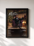 #noir Tableau de l'album 12 Nights Of Christmas de R. Kelly, cadre noir, imprimé et encadré en France