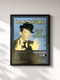 #noir Tableau de l'album Chante Pour Les Enfants de Henri Salvador, cadre noir, imprimé et encadré en France
