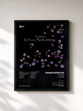 #noir Tableau de l'album Les Fleurs de Minnie Riperton, cadre noir, imprimé et encadré en France