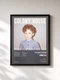 #noir Tableau de l'album When I Was Younger de Colony House, cadre noir, imprimé et encadré en France