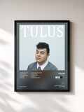 #noir Tableau de l'album Tulus de Tulus, cadre noir, imprimé et encadré en France