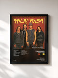 #noir Tableau de l'album Simples Mortais de Falamansa, cadre noir, imprimé et encadré en France