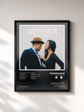 #noir Tableau de l'album Georgica Pond de JOHNNYSWIM, cadre noir, imprimé et encadré en France