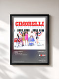 #noir Tableau de l'album Made In America (EP) de Cimorelli, cadre noir, imprimé et encadré en France