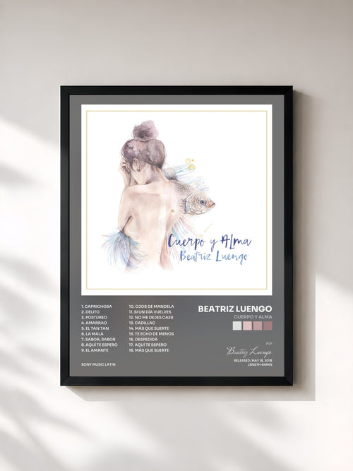 Beatriz Luengo · Cuerpo y Alma — Affiche encadrée
