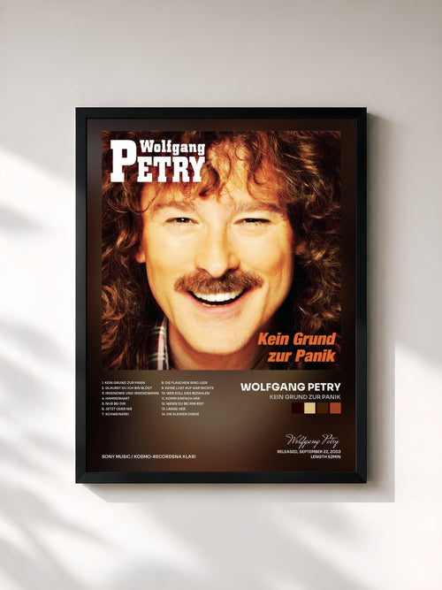 Wolfgang Petry · Kein Grund zur Panik — Affiche encadrée