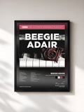 #noir Tableau de l'album The Ultimate Romance Playlist de Beegie Adair, cadre noir, imprimé et encadré en France
