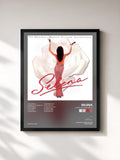 #noir Tableau de l'album Movie Soundtrack de Selena, cadre noir, imprimé et encadré en France