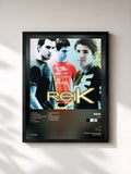 #noir Tableau de l'album Reik de Reik, cadre noir, imprimé et encadré en France