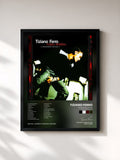 #noir Tableau de l'album Rosso Relativo (Anniversary Edition) de Tiziano Ferro, cadre noir, imprimé et encadré en France