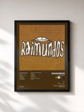 #noir Tableau de l'album Raimundos de Raimundos, cadre noir, imprimé et encadré en France