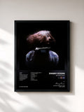 #noir Tableau de l'album @dannocean de Danny Ocean, cadre noir, imprimé et encadré en France