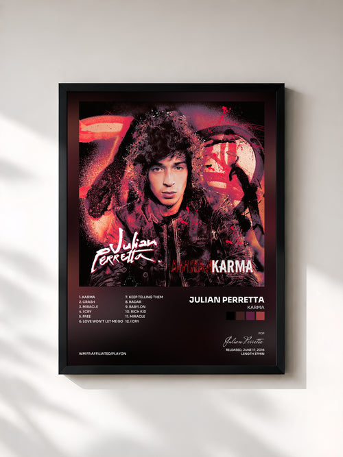 Julian Perretta · Karma — Affiche encadrée