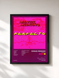 #noir Tableau de l'album PERFECTO de Manuel Medrano, cadre noir, imprimé et encadré en France