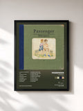 #noir Tableau de l'album Whispers (Deluxe) de Passenger, cadre noir, imprimé et encadré en France
