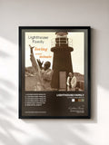 #noir Tableau de l'album Loving Every Minute de Lighthouse Family, cadre noir, imprimé et encadré en France