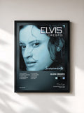 #noir Tableau de l'album Suavemente de Elvis Crespo, cadre noir, imprimé et encadré en France