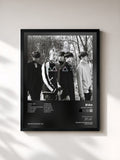 #noir Tableau de l'album GOOD TIMING de B1A4, cadre noir, imprimé et encadré en France