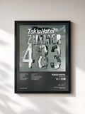 #noir Tableau de l'album Zimmer 483 de Tokio Hotel, cadre noir, imprimé et encadré en France