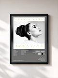 #noir Tableau de l'album Devotion - The Gold Edition de Jessie Ware, cadre noir, imprimé et encadré en France