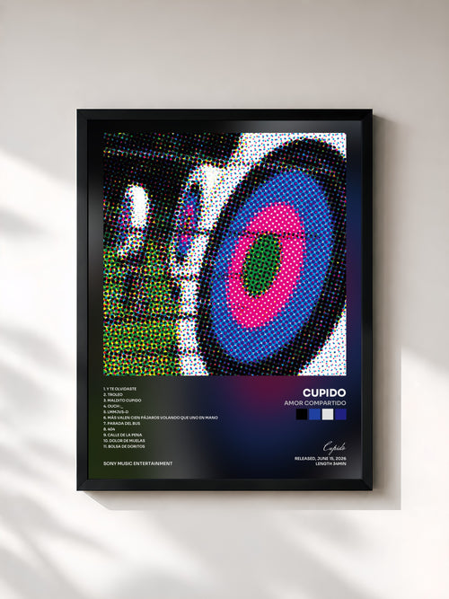 Cupido · Amor Compartido — Affiche encadrée