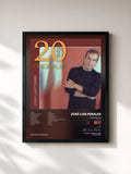 #noir Tableau de l'album Originales (20 Exitos) de José Luis Perales, cadre noir, imprimé et encadré en France