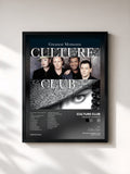 #noir Tableau de l'album Greatest Moments de Culture Club, cadre noir, imprimé et encadré en France