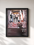 #noir Tableau de l'album Changing Times de Four Tops, cadre noir, imprimé et encadré en France