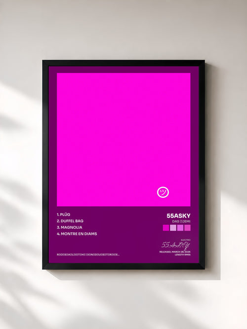 55ASKY · DAS ㋡JEMI — Affiche encadrée