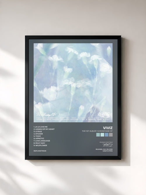 VIVIZ · The 1st Album 'A Montage of ( )' — Affiche encadrée
