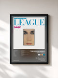 #noir Tableau de l'album Dare/Fascination! (2012 - Remaster) de The Human League, cadre noir, imprimé et encadré en France
