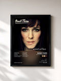 #noir Tableau de l'album Merchants and Thieves de Sandi Thom, cadre noir, imprimé et encadré en France