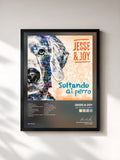 #noir Tableau de l'album Soltando Al Perro de Jesse & Joy, cadre noir, imprimé et encadré en France