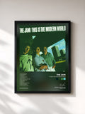#noir Tableau de l'album This Is The Modern World de The Jam, cadre noir, imprimé et encadré en France