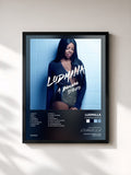 #noir Tableau de l'album A danada sou eu de LUDMILLA, cadre noir, imprimé et encadré en France
