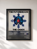 #noir Tableau de l'album The Chaos de The Futureheads, cadre noir, imprimé et encadré en France