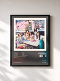 #noir Tableau de l'album Sad Girls Club de Cimorelli, cadre noir, imprimé et encadré en France