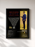 #noir Tableau de l'album Ben E. King Sings for Soulful Lovers de Ben E. King, cadre noir, imprimé et encadré en France